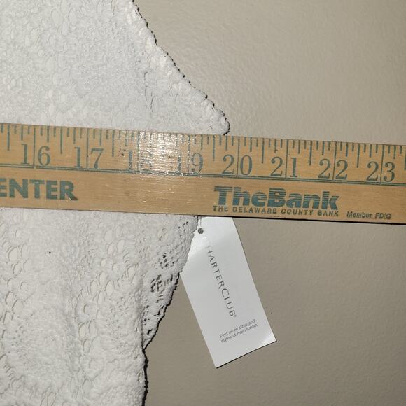 NWT Charter Club Lace Fit & Flare Dress Size XL Vintage Cream - Picture 5 of 12